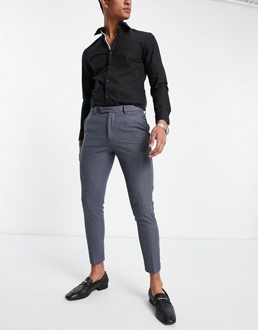 ASOS DESIGN super skinny smart trouser in grey tonic