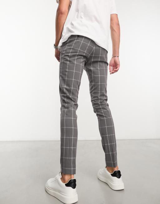 Asos checkered hot sale pants mens