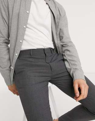 super skinny charcoal trousers