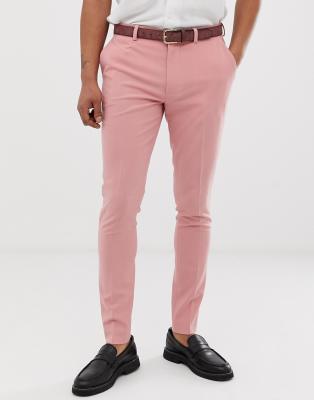 skinny pink trousers