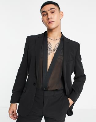 ASOS DESIGN super skinny suit jacket in black | ASOS