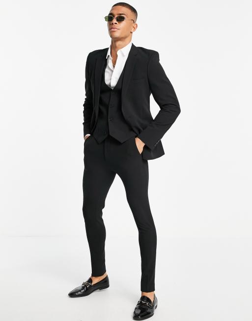 ASOS DESIGN super skinny suit jacket in black ASOS