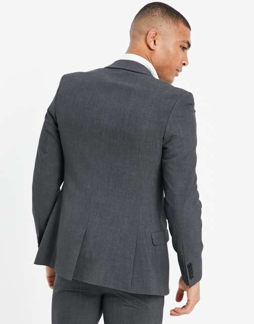 Asos hot sale charcoal suit