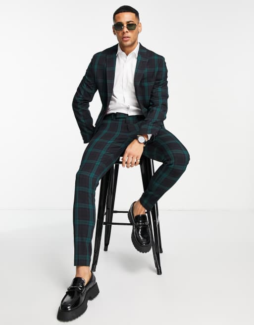 Asos on sale plaid suit