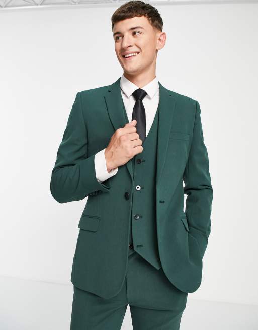 Asos green 2025 suit jacket