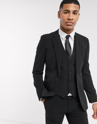 asos stretch skinny suit jacket four super way