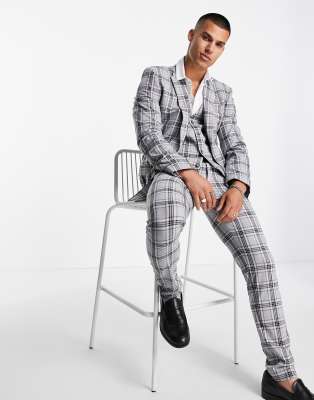 asos tartan suit