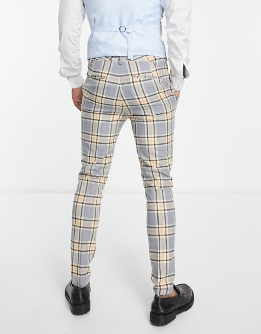 Asos mens sales plaid pants