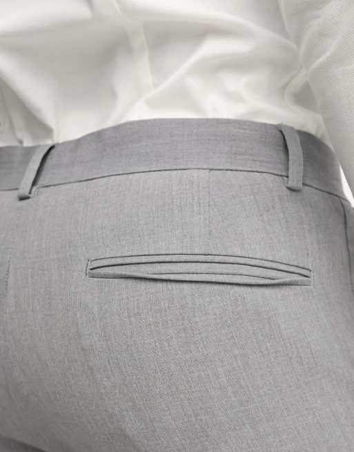 ASOS DESIGN super skinny suit pants in gray