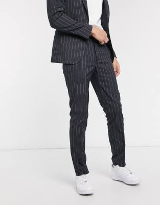 skinny pinstripe suit