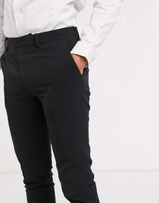 stretch skinny suit trousers