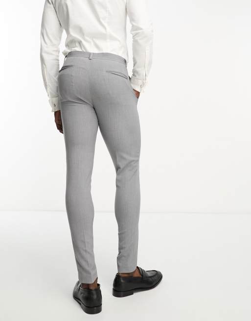 Super skinny hot sale work trousers