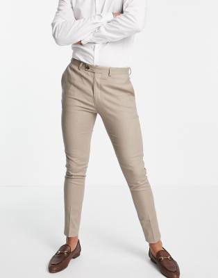 taupe skinny pants