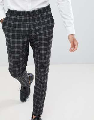 checked trousers mens asos