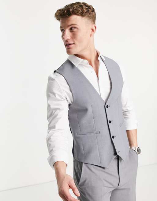 Gray vest cheap