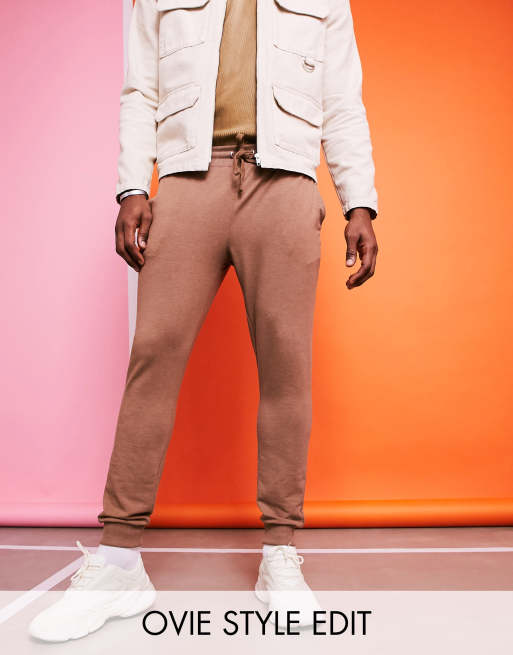 brown mens sweatpants