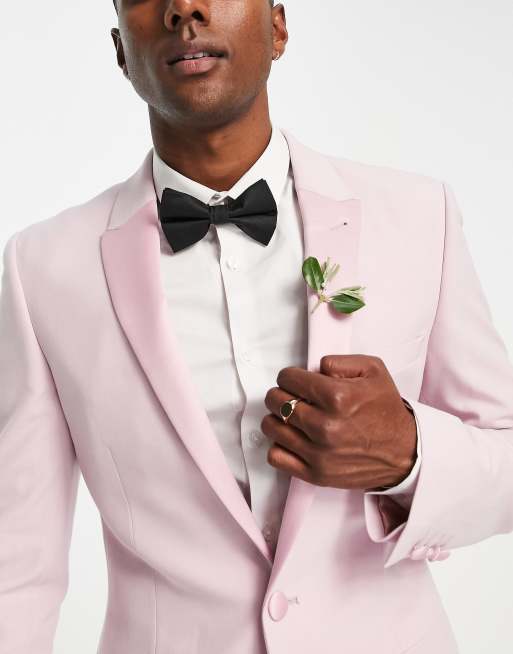 Mens pink hotsell tuxedo jacket