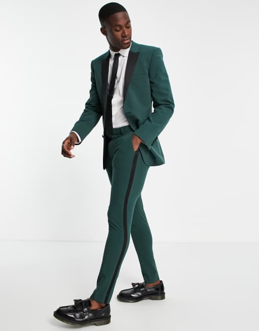 Green side hot sale stripe trousers