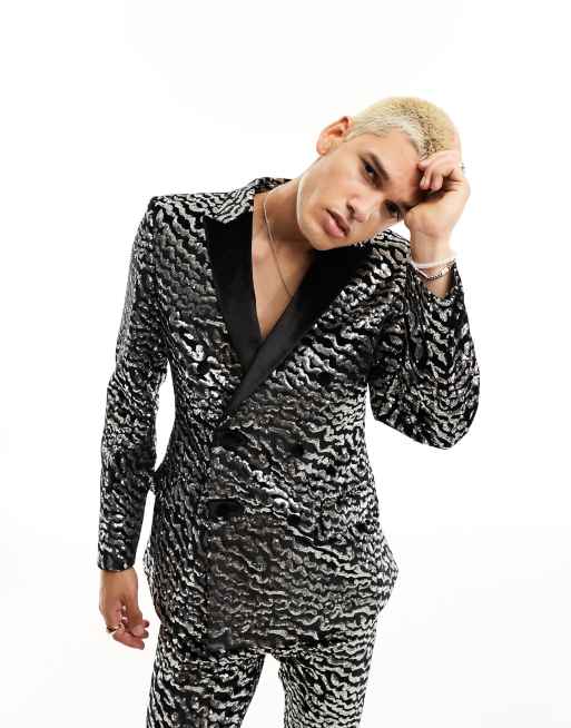 Asos sequin clearance suit