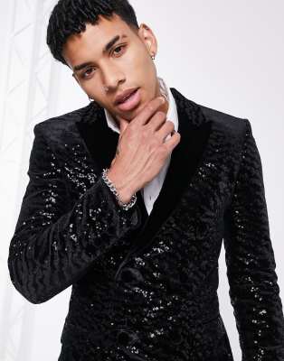 sequin suit asos