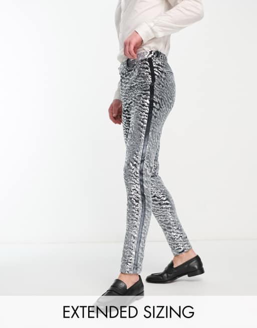 ASOS WHITE Crushed Velvet Pant