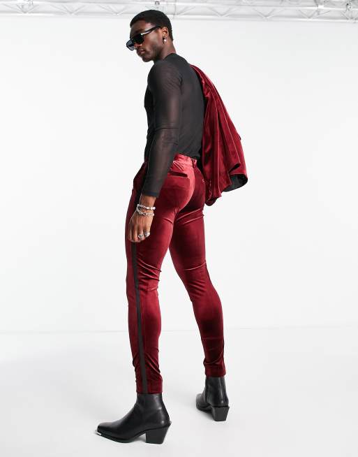 Asos red sale jeans