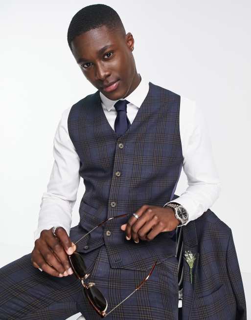 Dark navy clearance waistcoat