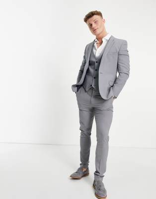 asos grey waistcoat