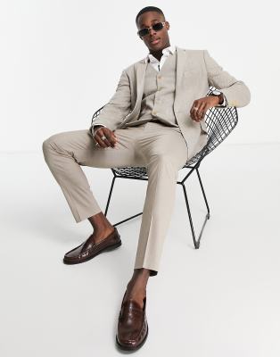 asos beige suit