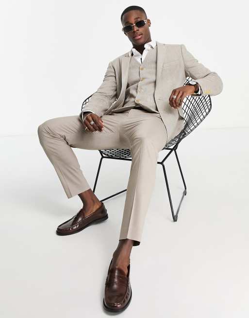 Asos on sale beige suit