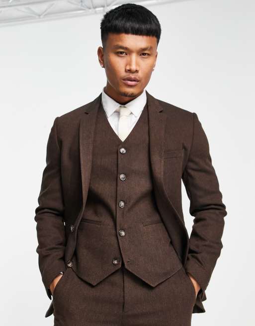 Tweed wool jacket on sale mens