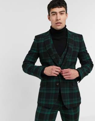 asos tartan suit