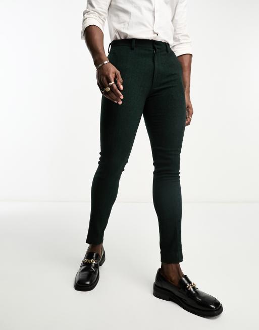 ASOS DESIGN super skinny suit pants in black