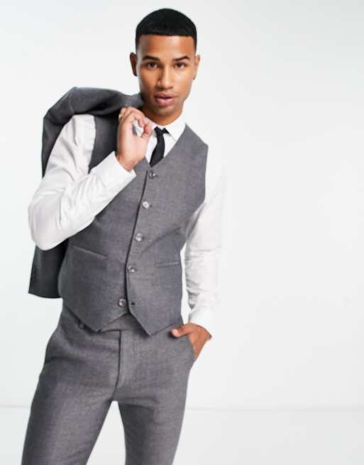 Gray waistcoat best sale outfit