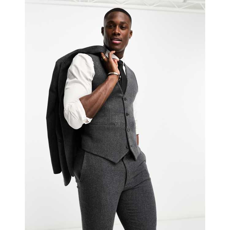 Gray vest outfit on sale mens