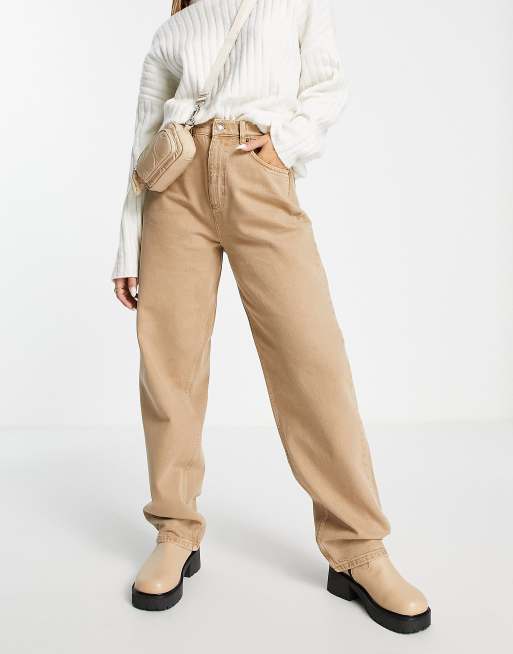 ASOS DESIGN 'super slouchy' mom jeans in tobacco | ASOS