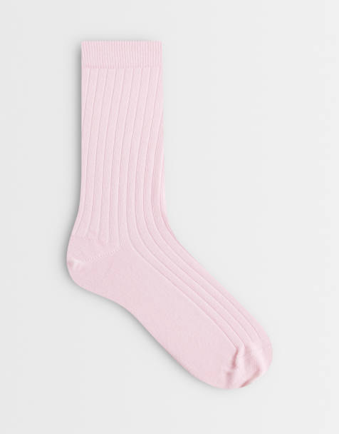 ASOS DESIGN super soft ankle socks light pink - view 1