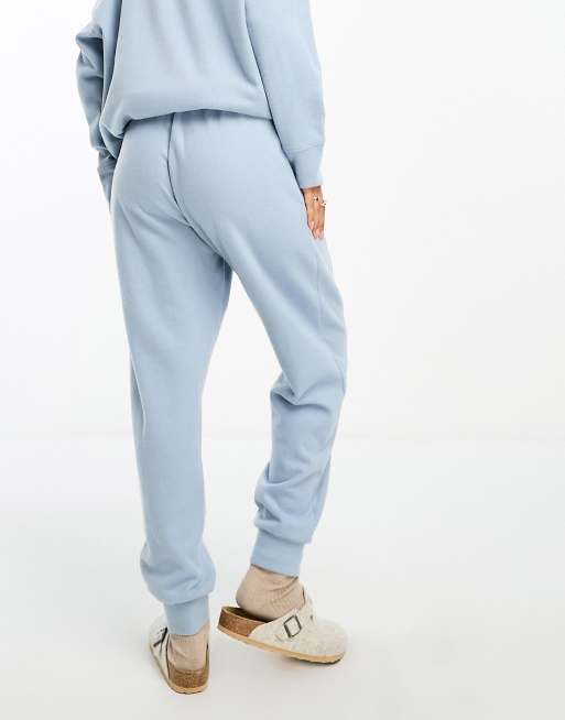 ASOS DESIGN super soft co ord seamed jogger in dusty blue ASOS