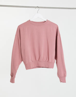 asos pink sweatshirt
