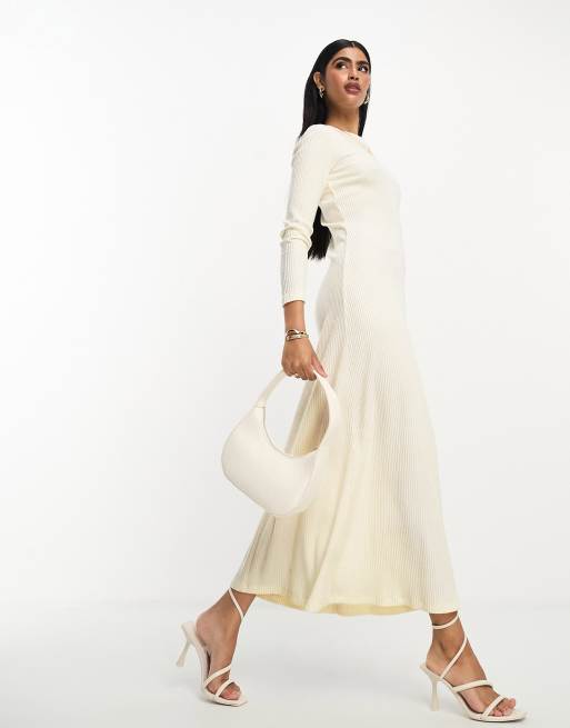 White long sleeve outlet winter dress