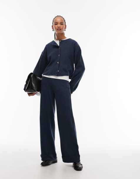 ASOS DESIGN super soft touch set in navy - view 1