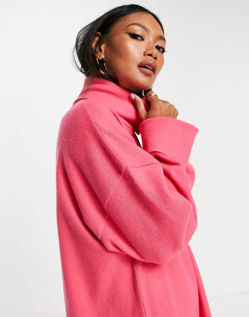 Neon pink 2024 sweater dress