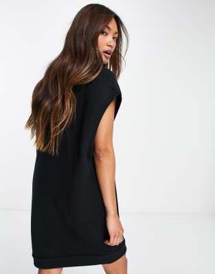 asos black sweater dress