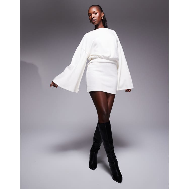 新品タグ付き Ameri BUMPY VOLUME MINI DRESS WHT BUMPY VOLUME MINI DRESS（ワンピース）｜Ameri（アメリ）の