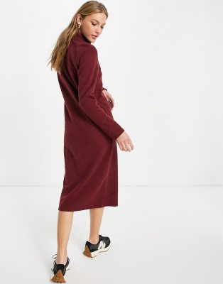 asos red jumper dress