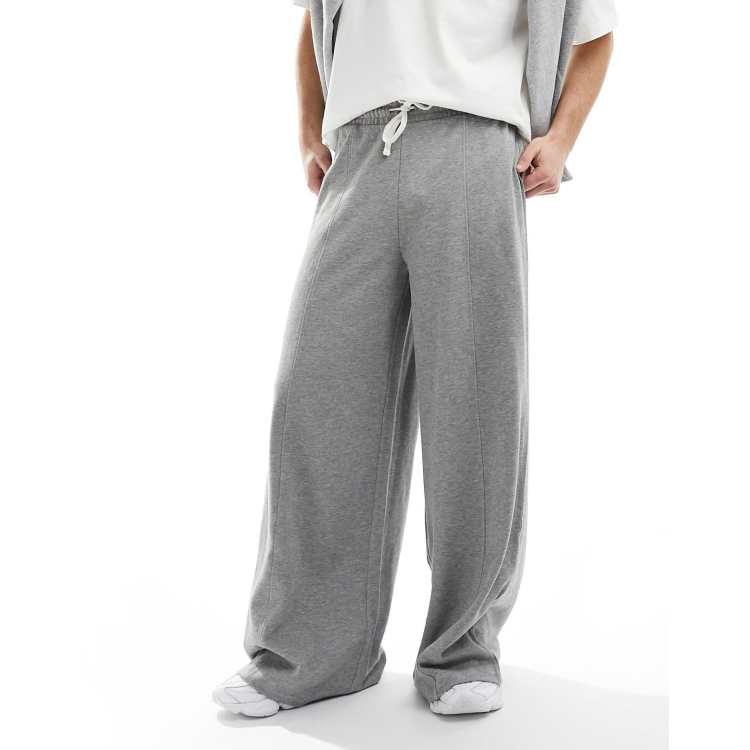 【MODERNIF】Curve Wide Sweatpants Noisy May Curve wide leg sweatpants in dark green | ASOS