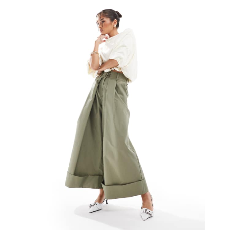 【SATIIIZ】Deo Peach Diagonal Wide Pants Kardeş Sile Loungewear Top and Pants in Canyon Rose | Plus