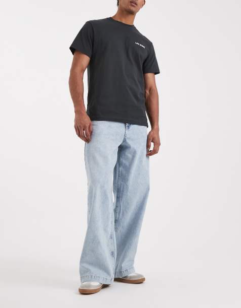 ASOS DESIGN – Superbaggy jeans med mellanblå tvätt - view 1