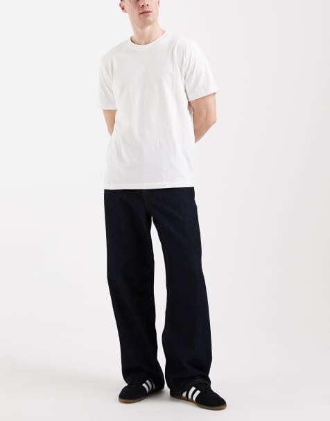 ASOS DESIGN – Superbaggy, obehandlade jeans - view 1