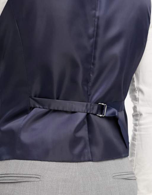ASOS DESIGN – Superenge Anzugweste in Grau, 4 von 5